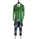 Movie The Lorax Once-lervillain Green Coat Outfits Cosplay Costume Halloween Carnival Suit